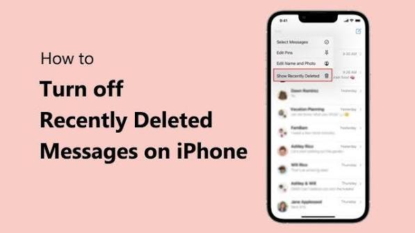 recently deleted messages iphone